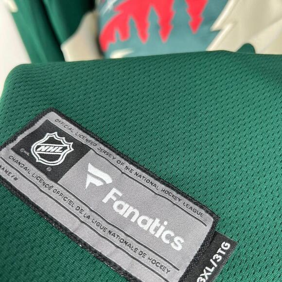 NEW Minnesota Wild Marc-Andre Fleury #29 Fanatics Breakaway Jersey Size 3XL NHL - Picture 7 of 9